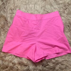 Express High Waisted Hot Pink Pull-on Shorts